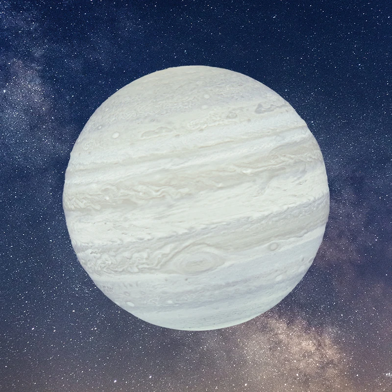 Rambery jupiter лампа 3d принт луна лампа светильник светодиодный пульт дистанционного управления/сенсорный переключатель Ночной светильник 16 цветов Изменение дистанционного управления светодиодный jupitr светильник