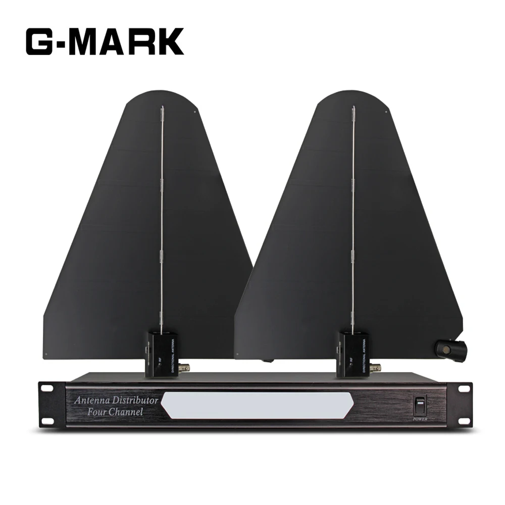 G-MARK UA845 профессиональная антенна распределительная система направленная антенна распределитель усилитель для 4 комплектов беспроводной микрофон