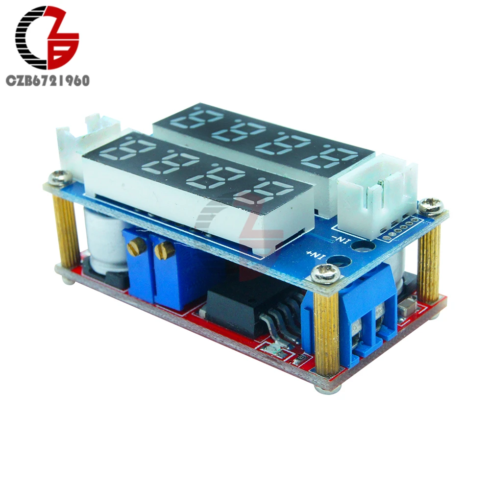 DC 5 V-32 в пост 5A CC CV понижающий Питание порт для зарядки через модуль с цифровой вольтметр Амперметр постоянного тока светодиодный индикатор водителя Напряжение регулятор