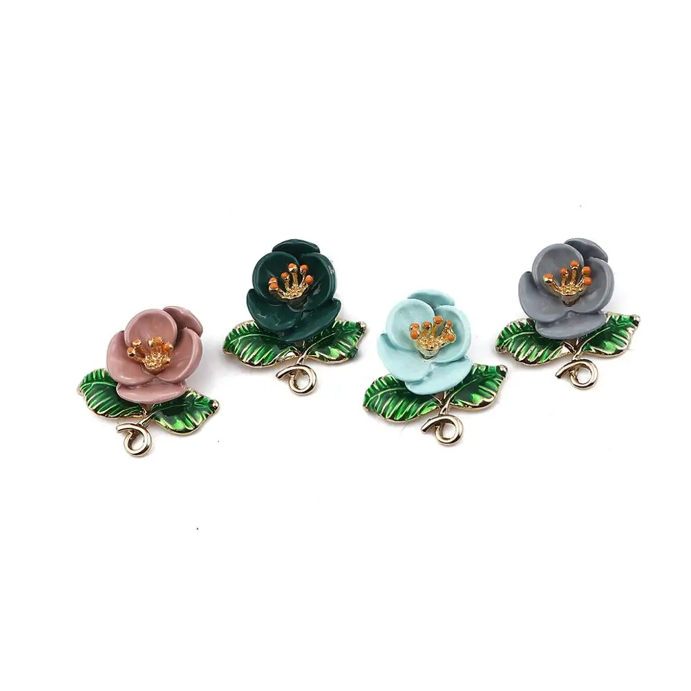 DoreenBeads модные подвески из сплава цинка и эмали цветные золотые украшения