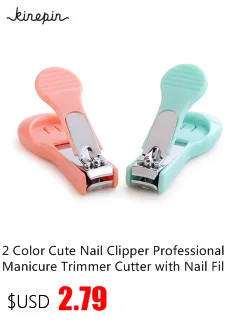 Высокое качество Nail Clipper Маникюр Педикюр Средства ухода за мотоциклом инструмент для кутикулы заусеницы триммер для стрижки ногтей резак с цилиндром Holder11* 88 мм