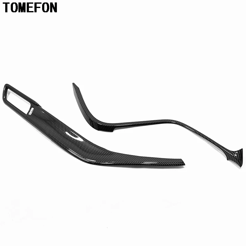 TOMEFON для Toyota Camry XV70 2017 2018 2019 LHD центральной консоли полосы Обложка отделка Литье