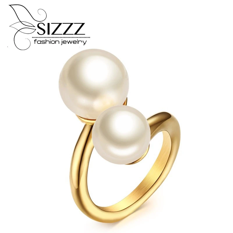 Женское кольцо с искусственным жемчугом|pearl ring|pearl rings for womenfashion women |