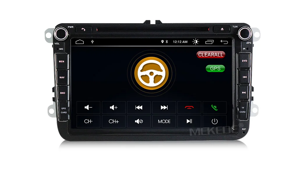 " Android 8,0 автомобильный dvd-плеер радио аудио gps Navi для VW Polo Jetta Tiguan passat b6 cc fabia Octavia Skoda Yeti Seat Praktic