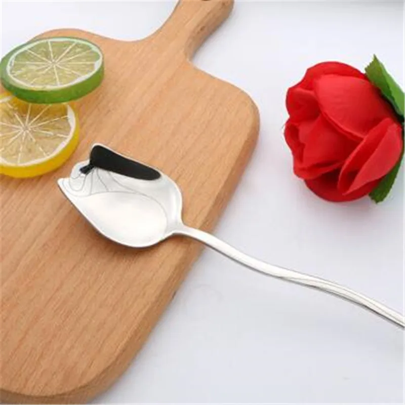 Ложки кофейные из нержавеющей стали с длинной ручкой ложки для смешивания