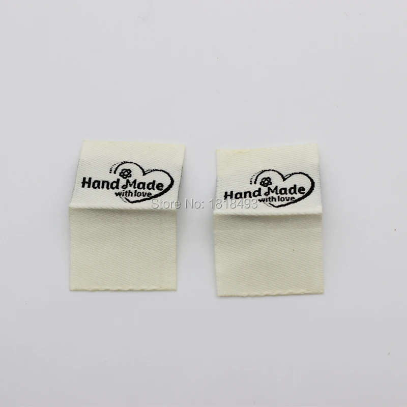 free shipping wholesales handmade tags/woven labels for items clothing label | Дом и сад