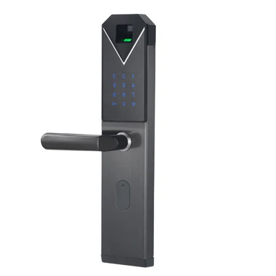 Grey left handle JCSMARTS JCF3325B безопасности cerradura пуэр клавиатура дверной замок со сканером отпечатков пальцев - Цвет: Grey left handle