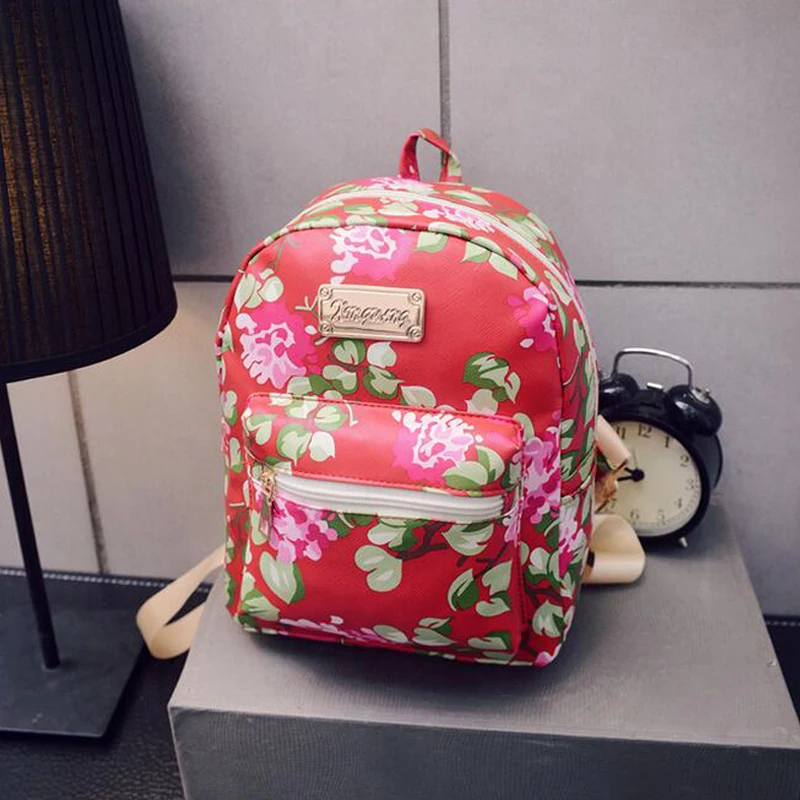 Новый горячая распродажа лето 2019 корейский женский рюкзак с цветочным принтом