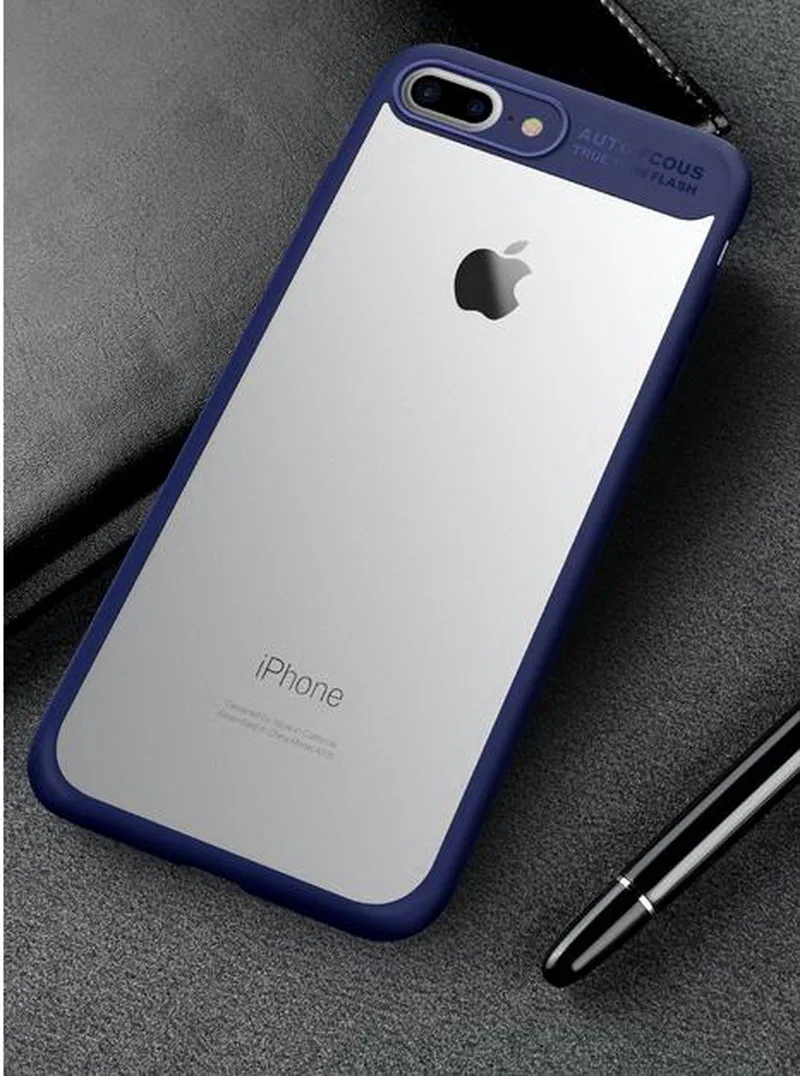 MCDODO чехол для телефона для iPhone X, 8, 7, 6, 6s Plus, роскошная защита для смартфона, прозрачный защитный чехол для мобильного телефона, чехол для iPhone