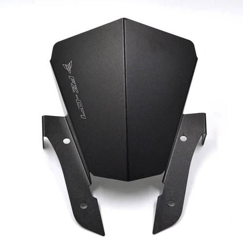Black FZ07 Windshiel BJMOTO для Yamaha MT 07 MT07 MT-07 FZ07 FZ-07 мотоцикл лобовое стекло ветрового стекла ветер экран Высокое качество алюминий - Цвет: Black FZ07 Windshiel