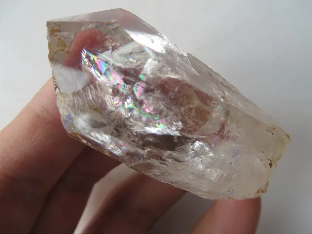 AAA супер прозрачный кварцевый кристалл алмаз херкимера с большими радужными