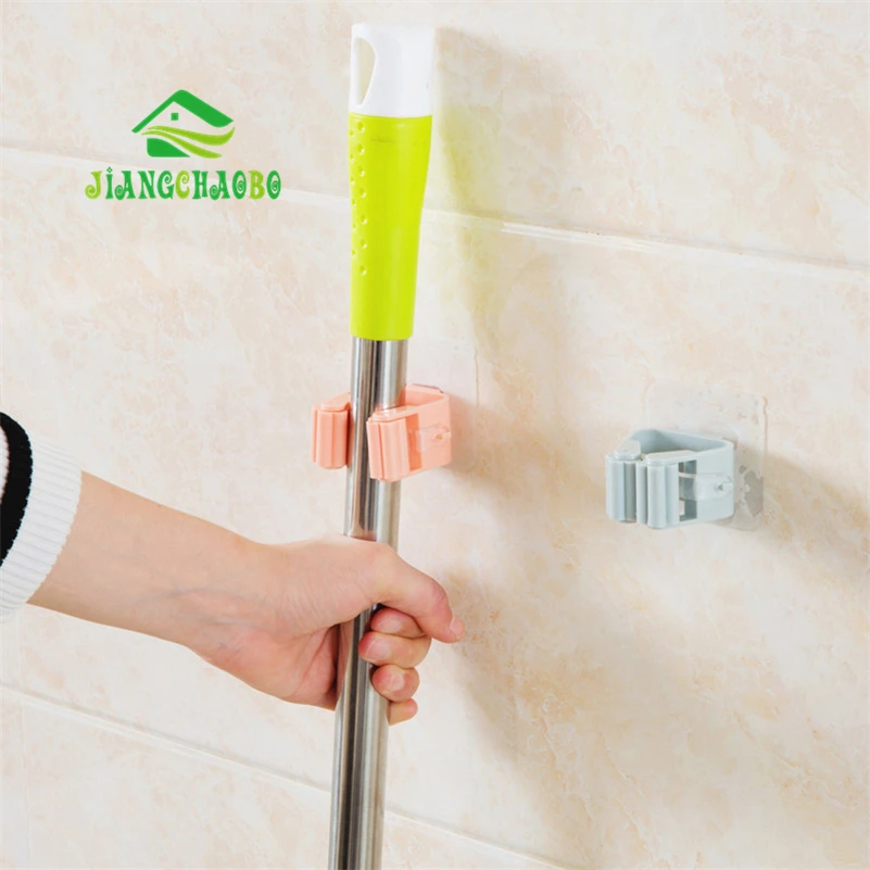 Стеллаж для швабры JiangChaoBo кухни ванной комнаты держатель метлы 6 цветов 1 шт.|broom