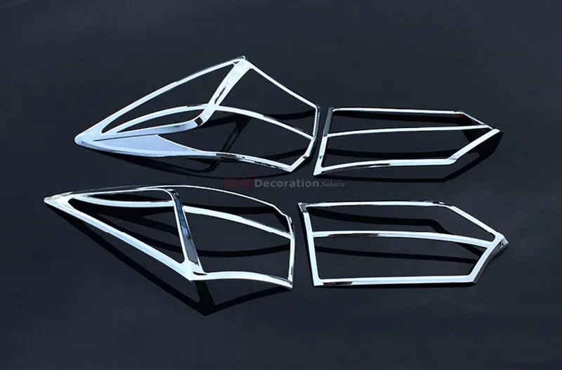 

4pcs Car Rear Tail Light Lamp Trim Cover Trim for Toyota Corolla For Toyota Corolla 2014-2017 Not for North American Model !!