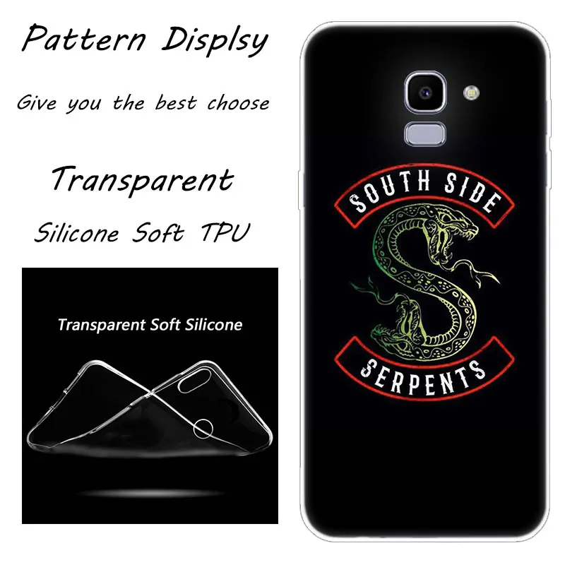 004 Ханука "South Side serpents" Мягкий силиконовый чехол для samsung Galaxy J8 J6 J4 J2 Core J5 J6 J7 Prime J3 ЕС J4 Plus - Цвет: 004