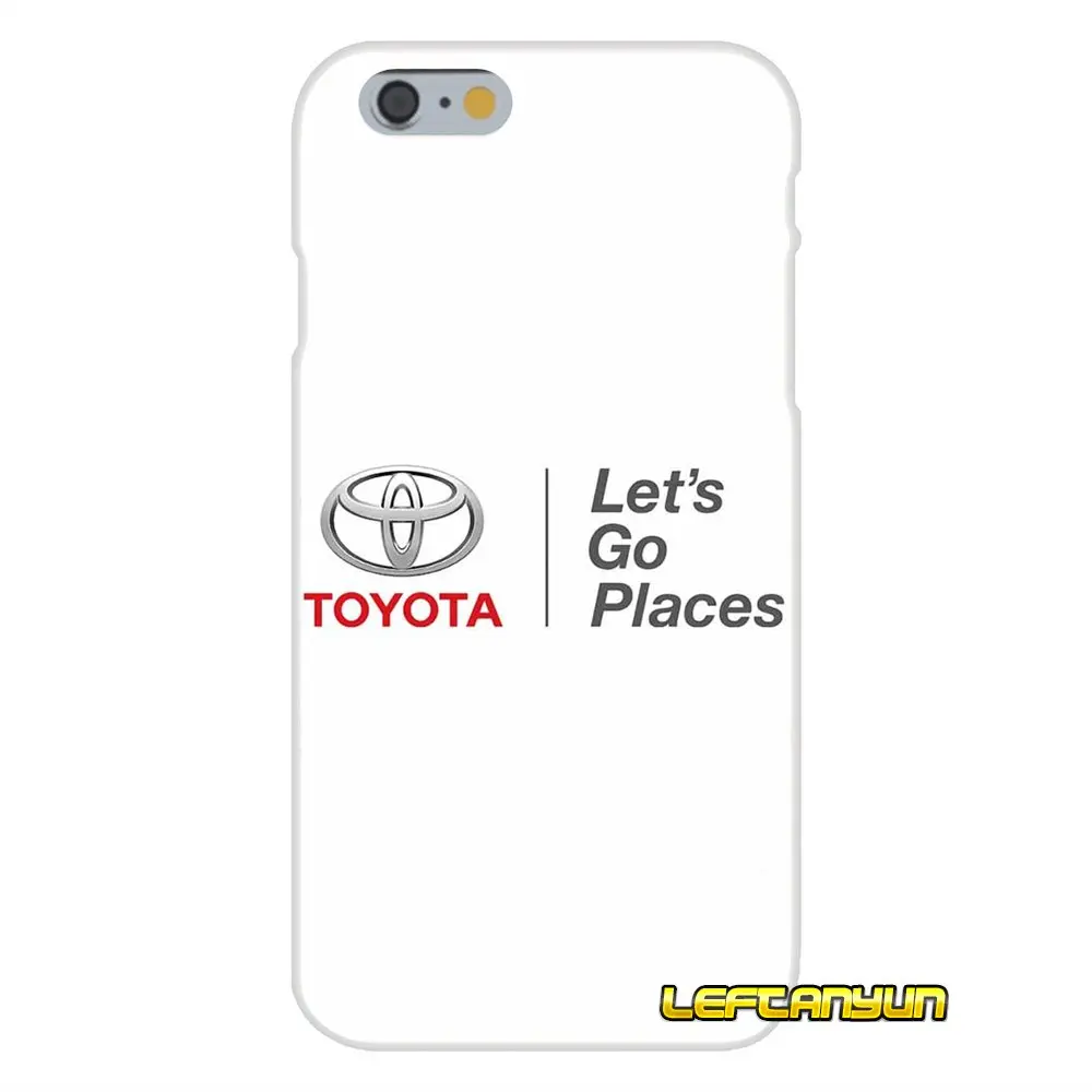 Для iPhone X 4 4S 5 5S 5C SE 6 S 7 8 плюс крутой автомобиль toyota логотип мягкий силиконовый