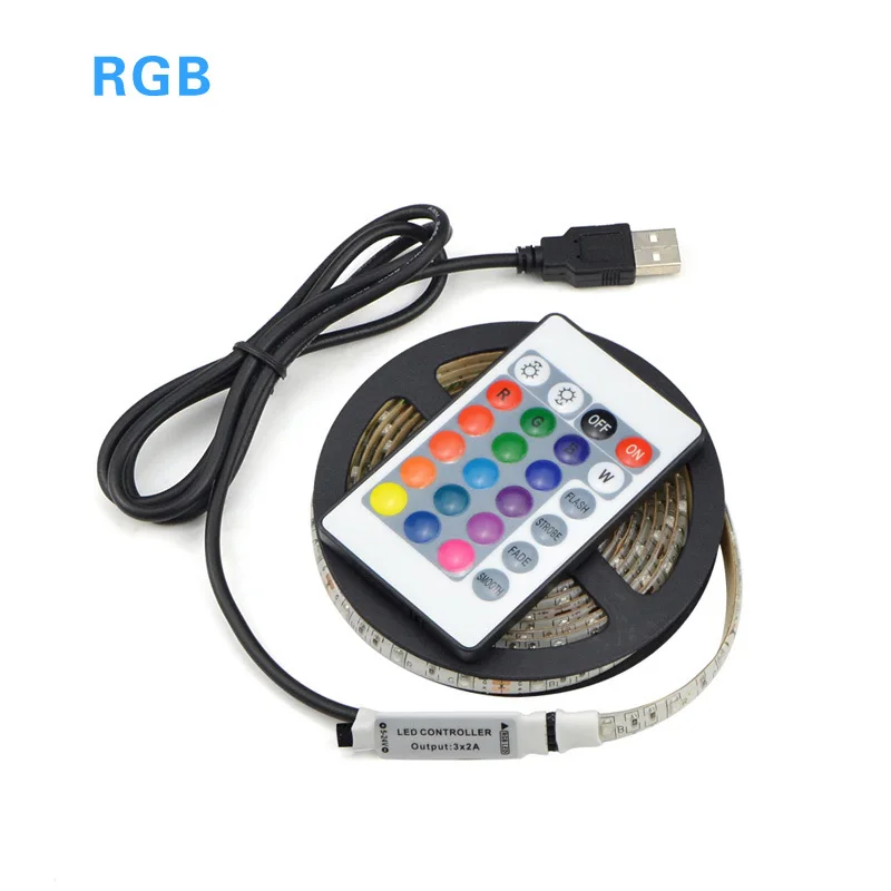 Фото DC 5 в USB кабель светодиодный светильник теплый белый 2835 3528 SMD 1 м 2 3 4 RGB пульт DC 5 в USB кабель светодиодный светильник теплый белый 2835 3528 SMD 1 м 2 3 4 RGB пульт