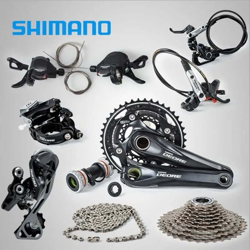 SHIMANO DEORE M610 3x10S скоростной набор с M615 Гидравлический дисковый тормоз MTB горный
