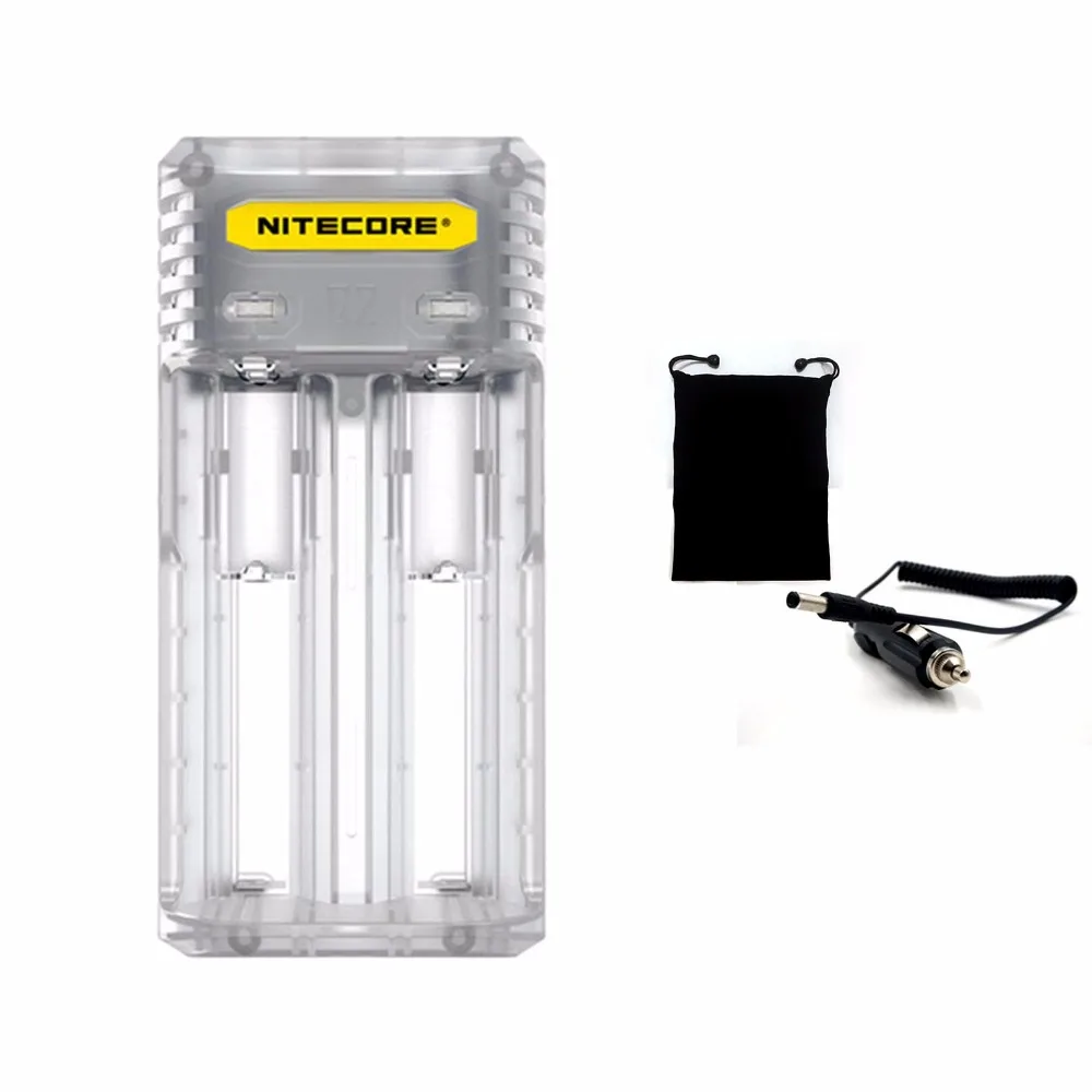 2018 новый Nitecore Q2 2 слота 18650 14500 26650 литиевая Батарея двойной слот совместимый IMR