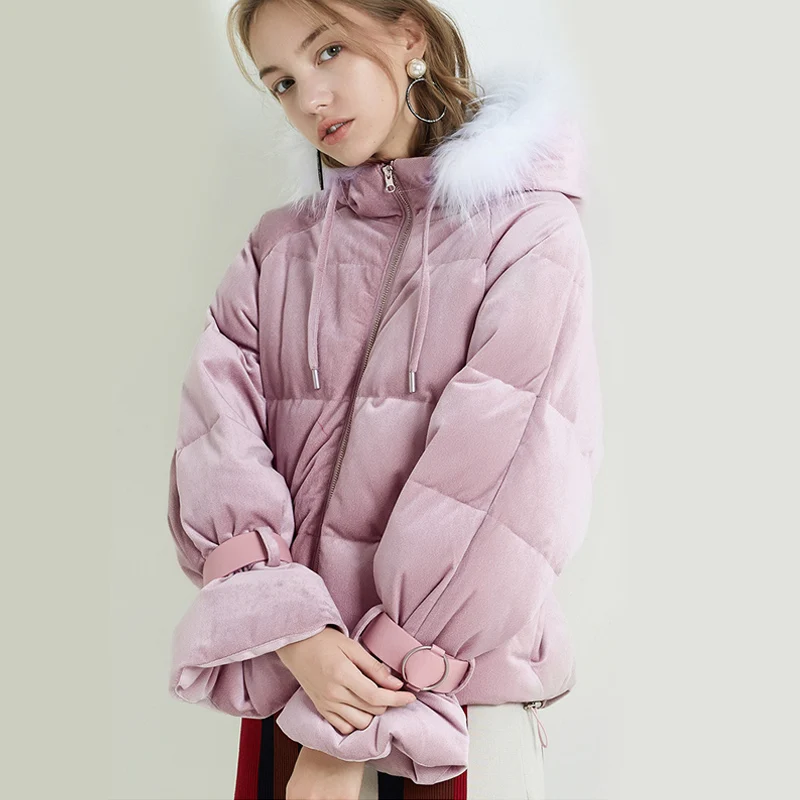 Зимнее пальто для женщин с капюшоном 2018 модная теплая хлопковая парка воротником