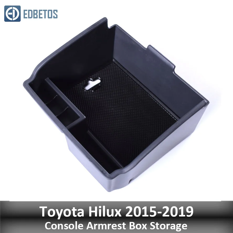 Подлокотник ящик для хранения для Toyota Hilux SR5 Hilux REVO AN120 AN130 120 130- консоль Органайзер лоток укладка Tidying