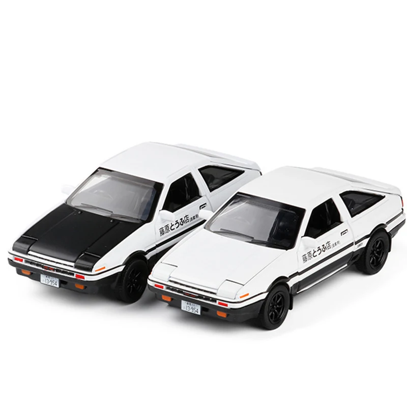 Модель спортивного автомобиля AE86 в масштабе 1/32 литая Игрушечная машина