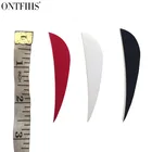 100 шт. ONTFIHS стрельба из лука Fletches 2,5 
