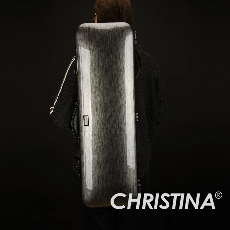 Чехол для скрипки Christina темно серый чехол из углеродного стекловолокна 4/4 с двумя