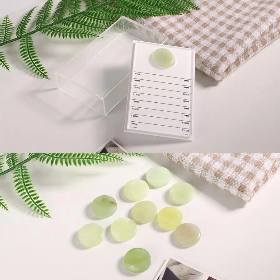 Профессиональное Наращивание ресниц Клей нефритовый держатель накладные