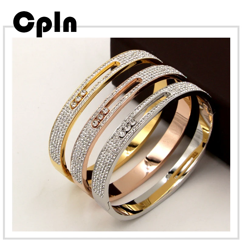 Cpln 2019 новый тренд модные титановые стальные браслеты для женщин и мужчин съемные