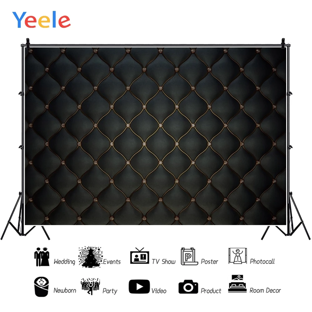 Изголовье кровати Yeele роскошный Темный летний фон для фотосъемки индивидуальные