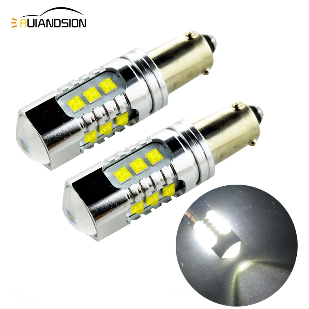 2 х 80 Вт 16smd XBD чипы автомобиля Canbus луковицы BA9S T4W BAX9S H6W BAY9S H21W белый Подсветка салона Led AC12V 24 V