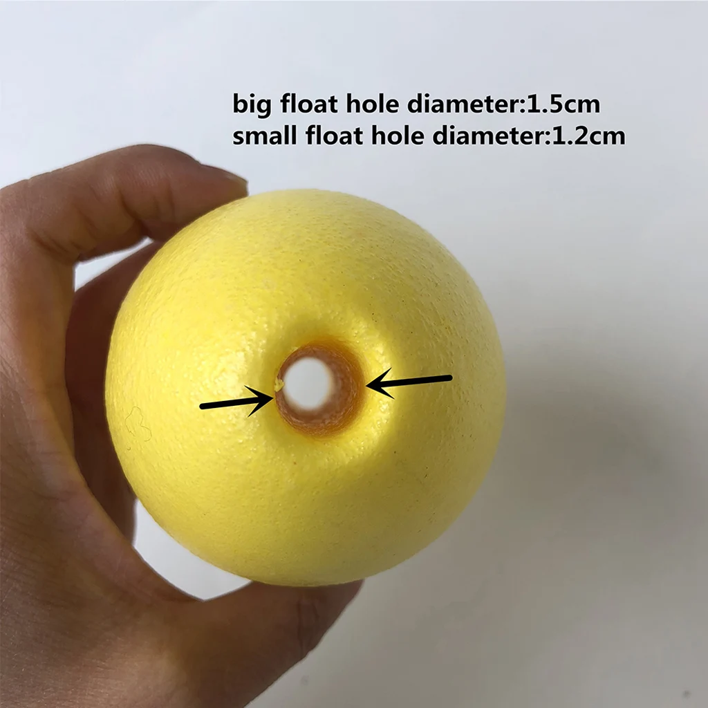 Эва 2 шт. желтый эва байдарка дрейф анкер поплавок Буй для буксировочного троса