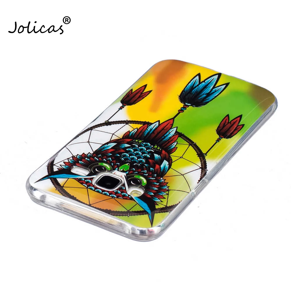 Светящиеся Чехлы для SAMSUNG Galaxy J7 2015 SM J700H J700M Duos J700F/DS мягкий из термопластика