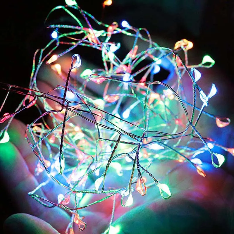 Светодиодный фейерверк светильник 2 м 200 лампочек пульт дистанционного