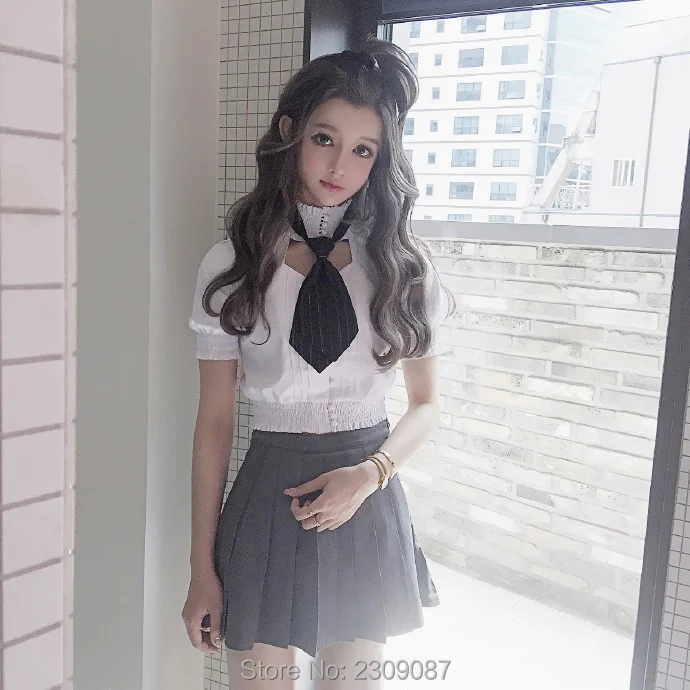 ЮБКА HARAJUKU Женская лиссированные Kawaii аниме COS wxc