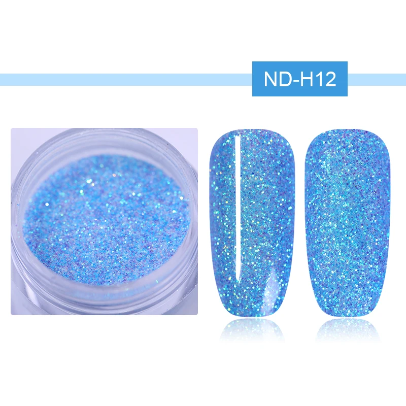 ND-H12 NICOLE DIARY 10 мл система погружения Порошковая голографическая Хамелеон профессиональный дизайн ногтей украшения красочные блестящие ногтей маникюр - Цвет: ND-H12