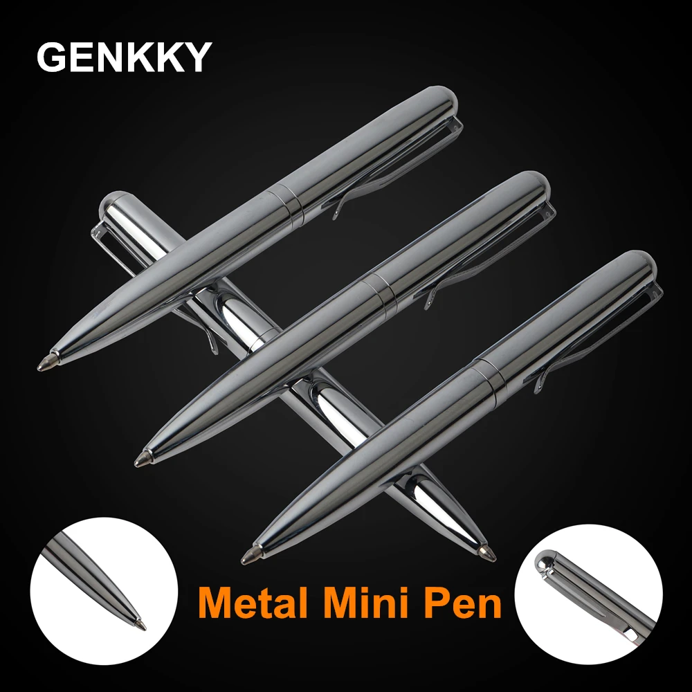 Шариковая ручка вращающаяся из нержавеющей стали 0 7 мм|pen samsung|pen pistolsteel ball pen |