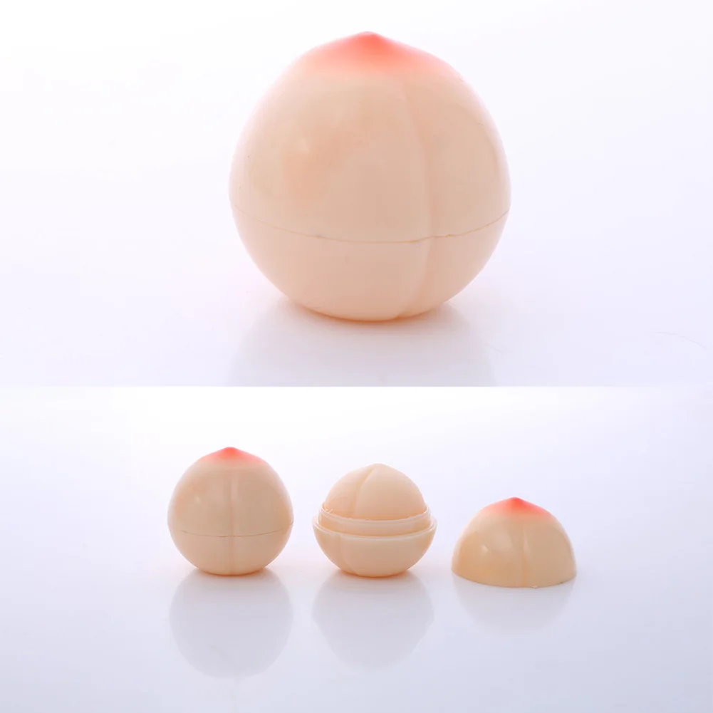 Профессиональный бальзам для губ в форме персика домашняя долговечная губная