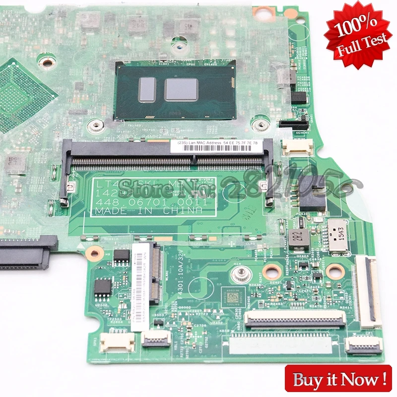 Материнская плата NOKOTION 5B20K36388 LT41 SKL 14292 1 для Lenovo Yoga 500 14isk flex 3 1480 материнская