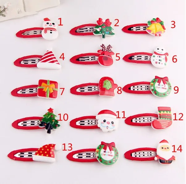 

Pets hair clip Dog hairpin BB Christmas cartoon clip pet accessories 50pcs
