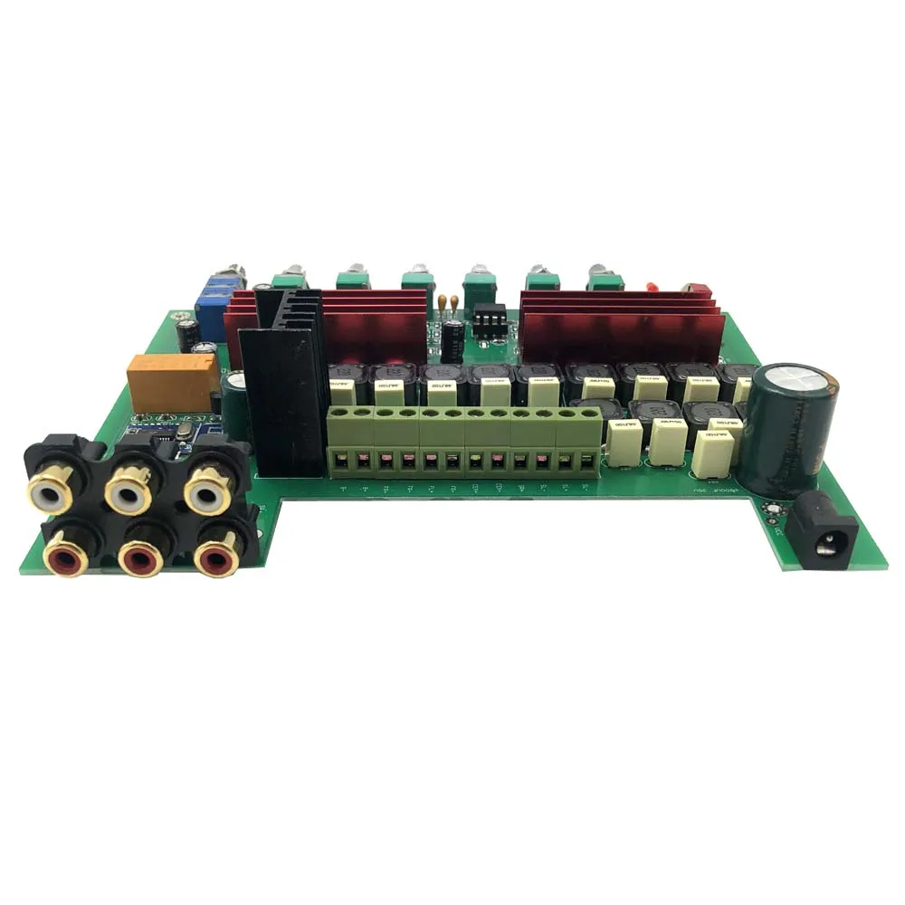 Lusya TPA3116 Bluetooth 4,2 5,1 усилитель мощности плата 100 Вт* 1+ 50 Вт* 5 с регулировкой высоких басов предусилитель B6-003