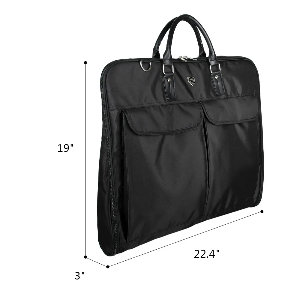 BAGSMART бизнес Gar мужская сумка, Мужская водонепроницаемая сумка для костюма, нейлоновые дорожные сумки для костюмов