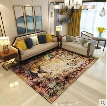 Китайская живопись чернил ковер домашний декор гостиной 3D спальня Диванный