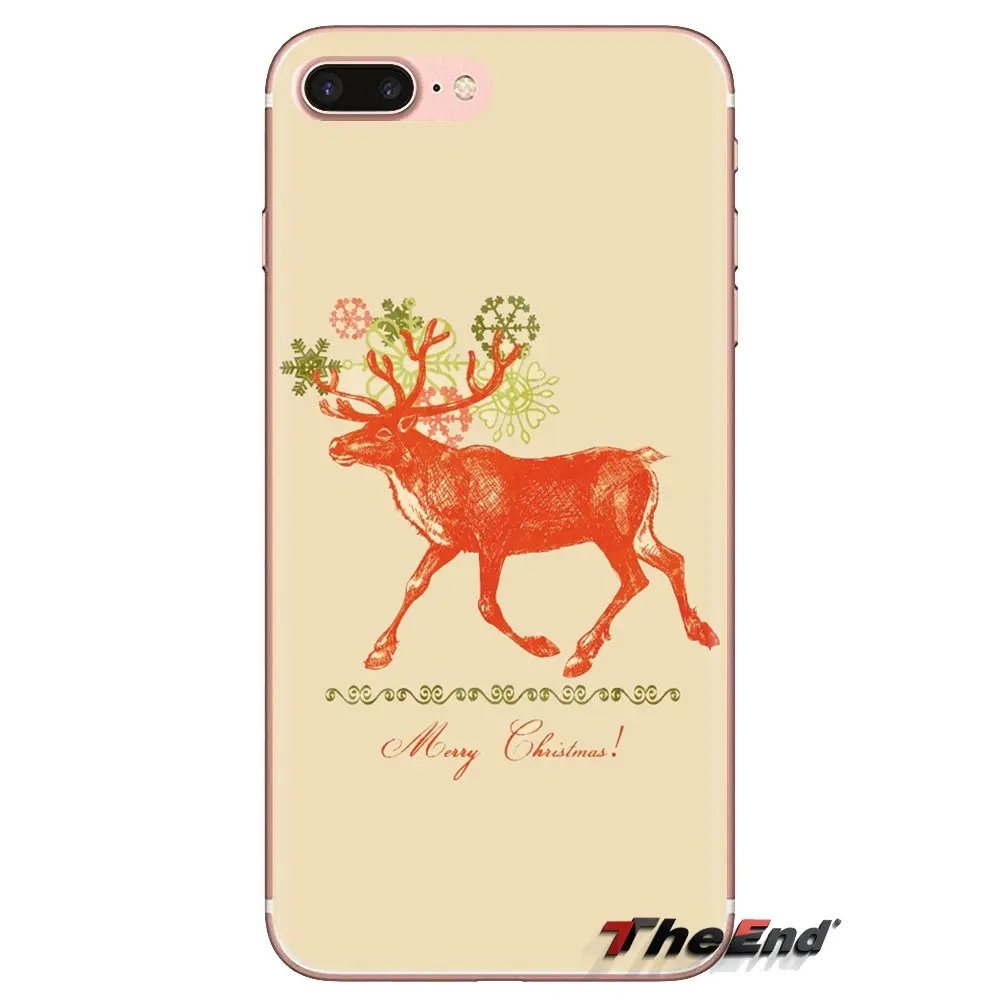 Прозрачная мягкая сумка Рождественский подарок на елку для LG Spirit Motorola Moto X4 E4 E5 G5 G5S