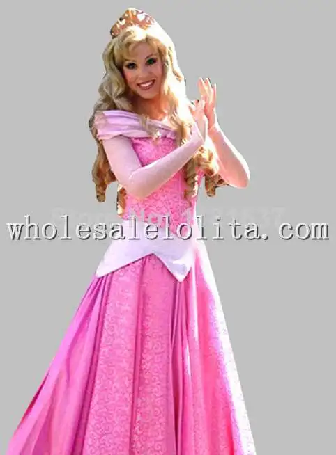 Косплей Спящая Красавица Принцесса Аврора взрослый костюм платье для вечеринки