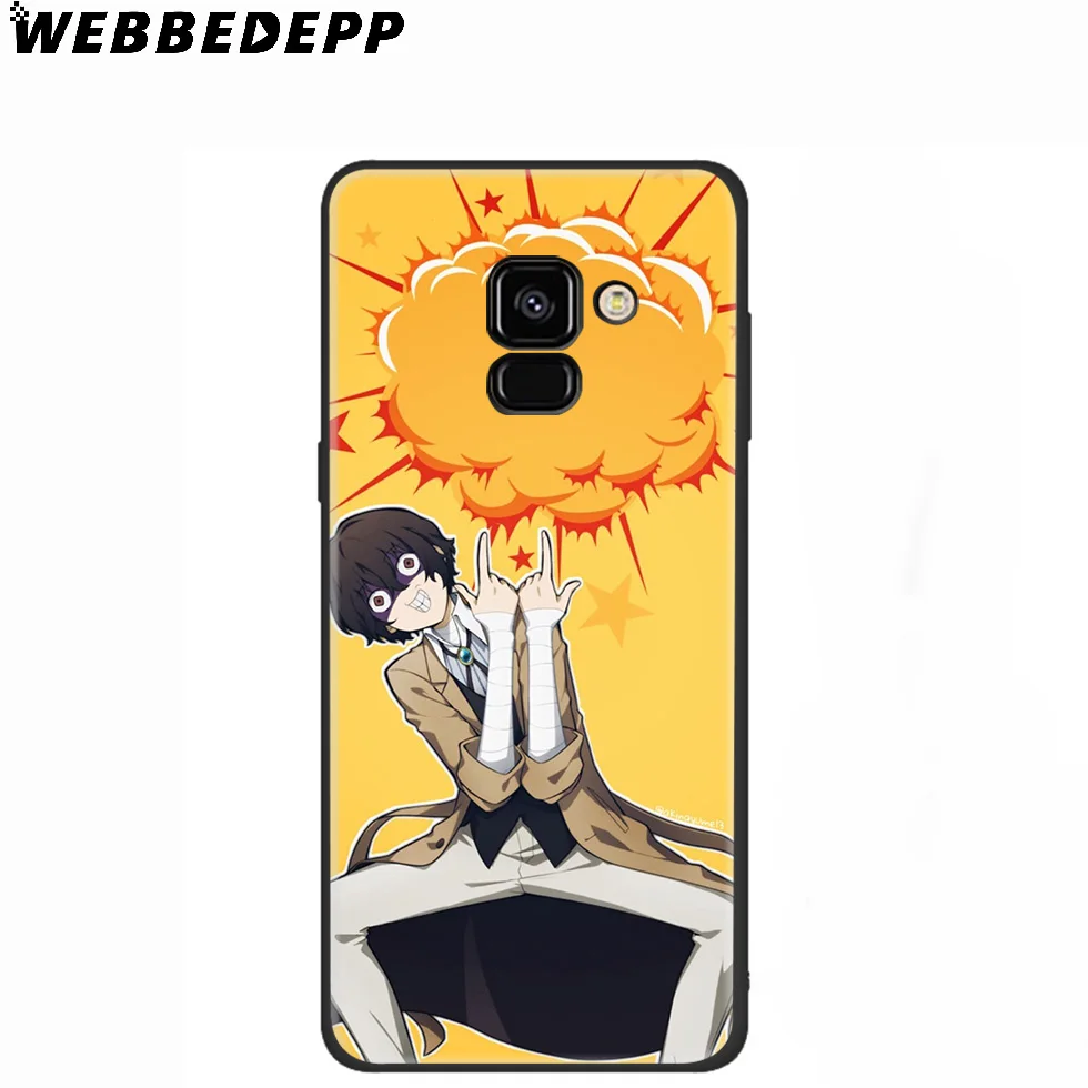 Силиконовый чехол WEBBEDEPP Bungou для Samsung Galaxy A3 A5 A6 A7 A8 A9 A10 A20 A30 A40 A50 A70 M10 M20 M30 |