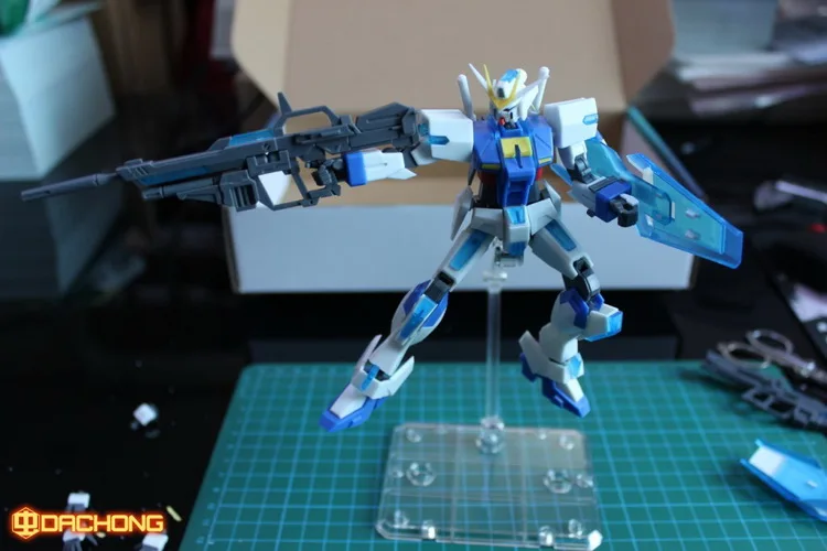 Модель Gundam HG 1/144 Экстремальный истребитель+ экшн-база мобильный костюм детские игрушки