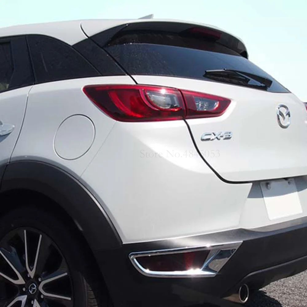 Для Mazda CX-3 CX3 2017 2018 2019 задние противотуманные фары крышка рамка отделка ABS