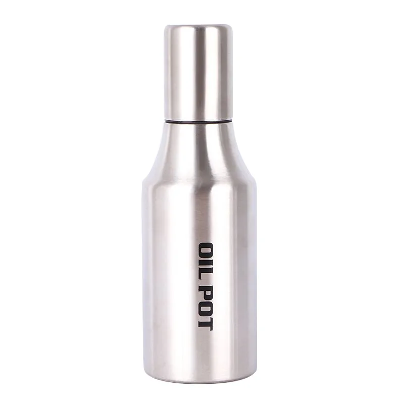 

New kitchen supplies single stainless steel oil pot pot gift oil pot creative leak-proof oil