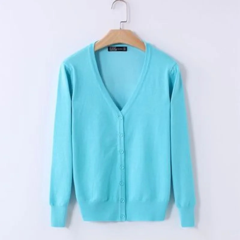 OLGITUM новый свитер женский кардиган вязаный пальто с длинным рукавом Повседневный